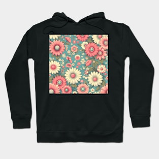 Pink Flowers Hoodie